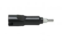 Universal key for toilet seat fixing, hex head Combi- drive