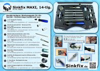 Sinkfix MAXI, 14-tlg.